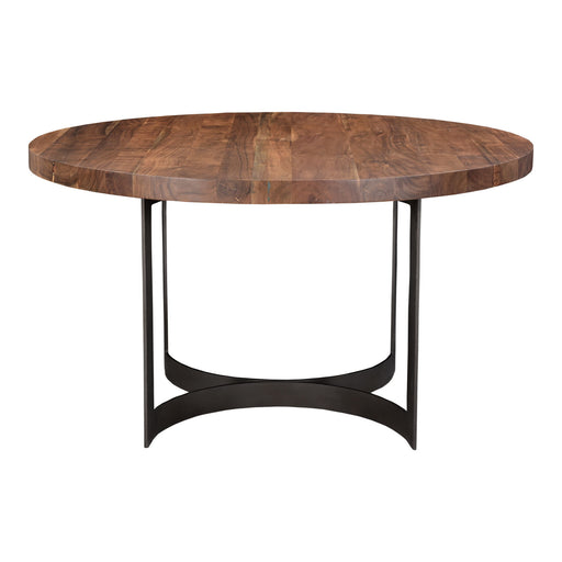 Bent - Round Dining Table - Natural Stain - JaxCo Furniture