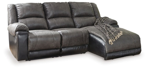Nantahala - Reclining Sectional With Chaise - JaxCo Furniture