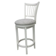 Americana Modern Dining - Spindle Back Swivel Barstool - Cotton - JaxCo Furniture