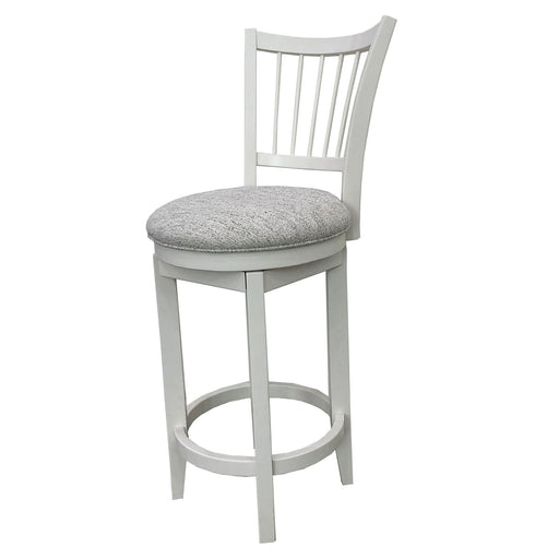 Americana Modern Dining - Spindle Back Swivel Barstool - Cotton - JaxCo Furniture