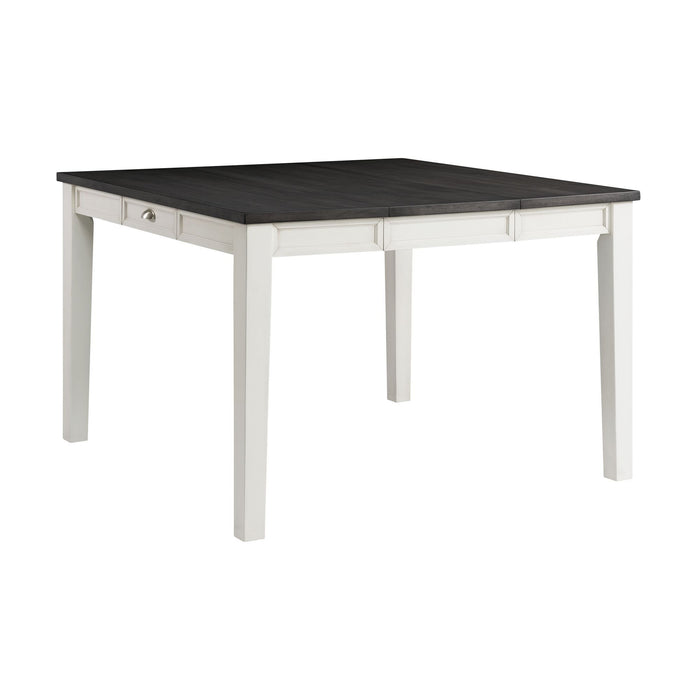 Kayla - Two Tone Counter Height Dining Table With Storage - JaxCo Furniture