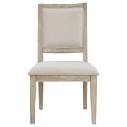 Trofello - Cushioned Dining Side Chair (Set of 2) - White Washed - JaxCo Furniture