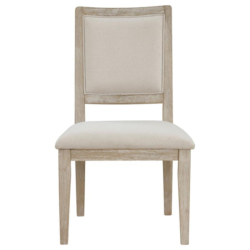 Trofello - Cushioned Dining Side Chair (Set of 2) - White Washed - JaxCo Furniture