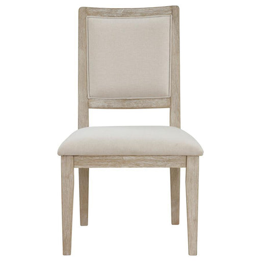 Trofello - Cushioned Dining Side Chair (Set of 2) - White Washed - JaxCo Furniture
