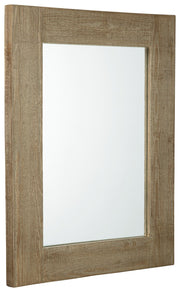 Waltleigh - Distressed Brown - Accent Mirror - JaxCo Furniture