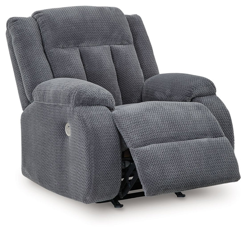 Observation - Steel - Power Rocker Recliner - JaxCo Furniture