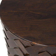 Shira - Mango Wood 24" Round Table - JaxCo Furniture