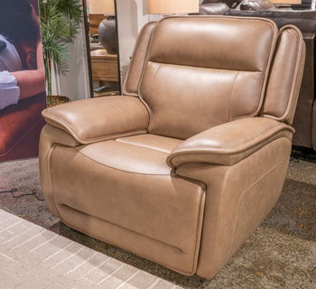 Glencroft - Sahara - Power Recliner / Adjustable Headrest - JaxCo Furniture