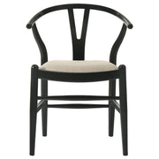 Crestmont - Wood Wishbone Dining Side Chair (Set of 2) - Black - JaxCo Furniture