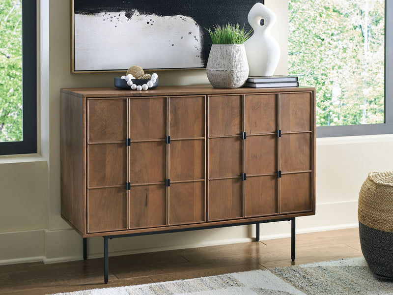 Juddins - Brown - Accent Cabinet - JaxCo Furniture