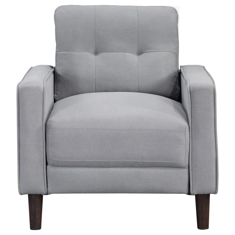 Bowen - Upholstered Track Arm Tufted Accent Chair - JaxCo Furniture