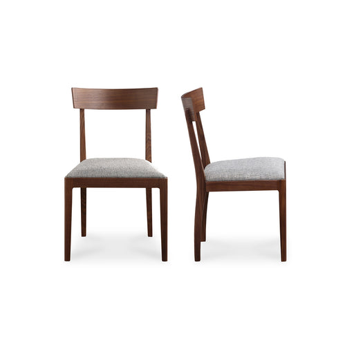 Leone - Dining Chair Chair (Set of 2) - Walnut Brown - JaxCo Furniture