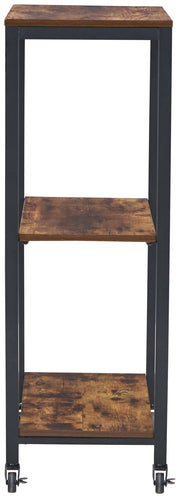 Bevinfield - Brown / Black - Bar Cart - JaxCo Furniture