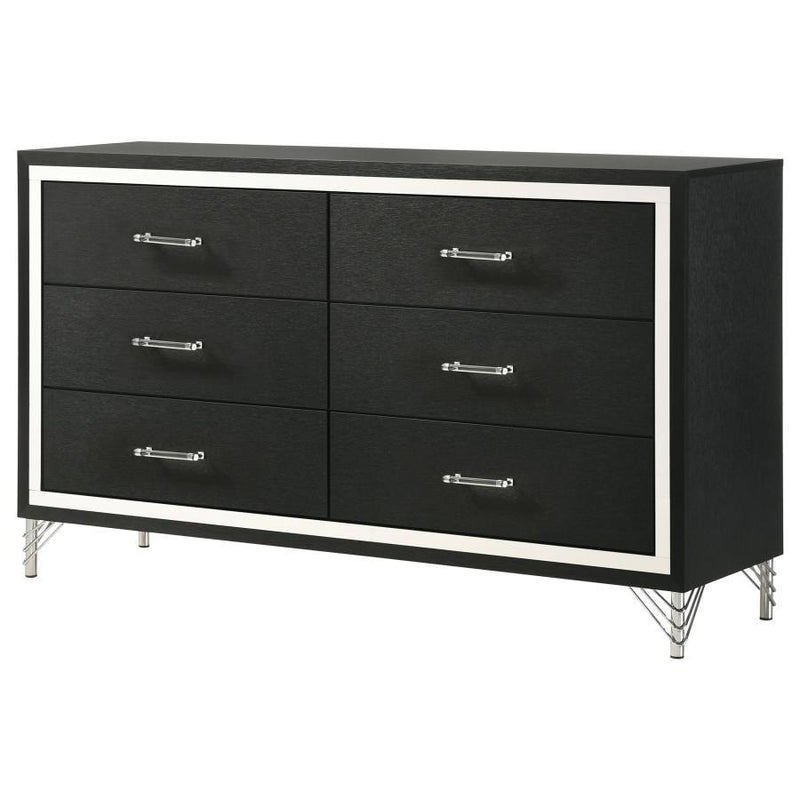 Lucia - 6-Drawer Dresser - JaxCo Furniture