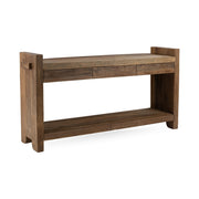 Marsa - 3 Drawer Console Table - Natural - JaxCo Furniture