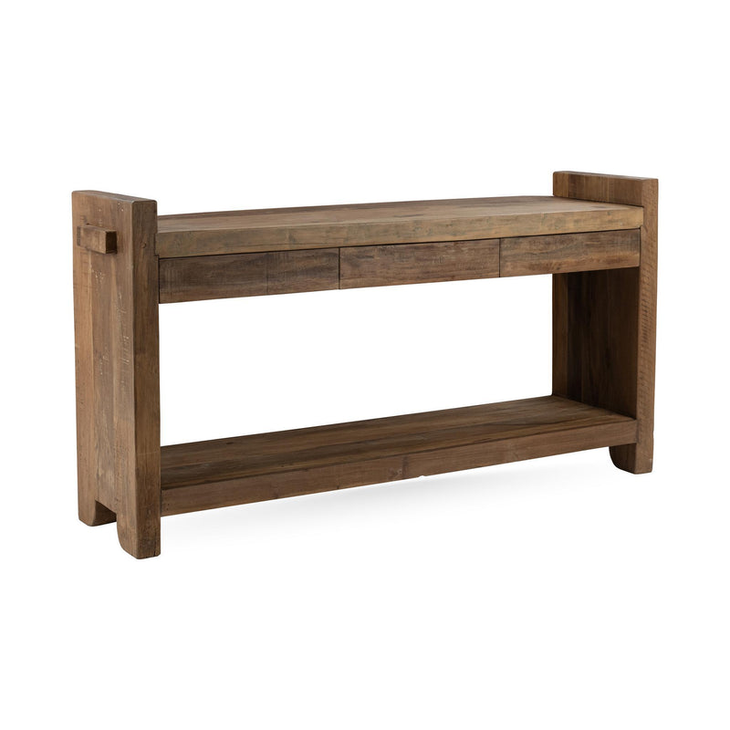 Marsa - 3 Drawer Console Table - Natural - JaxCo Furniture