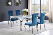 Carone - Rectangular Glass Dining Set - JaxCo Furniture