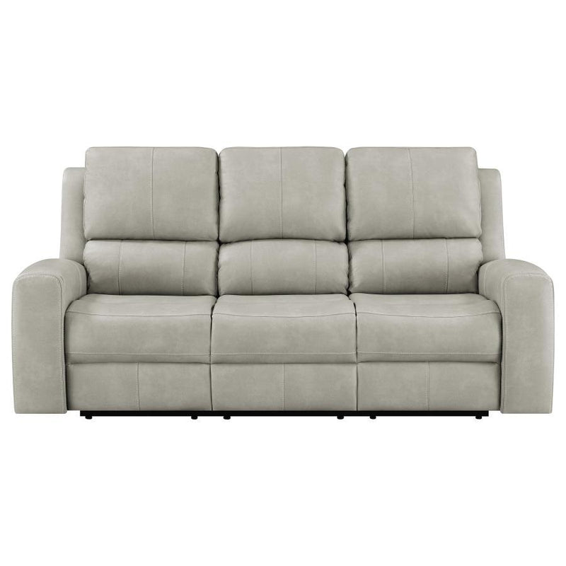 Brickston - Triple Power Reclining Sofa - JaxCo Furniture