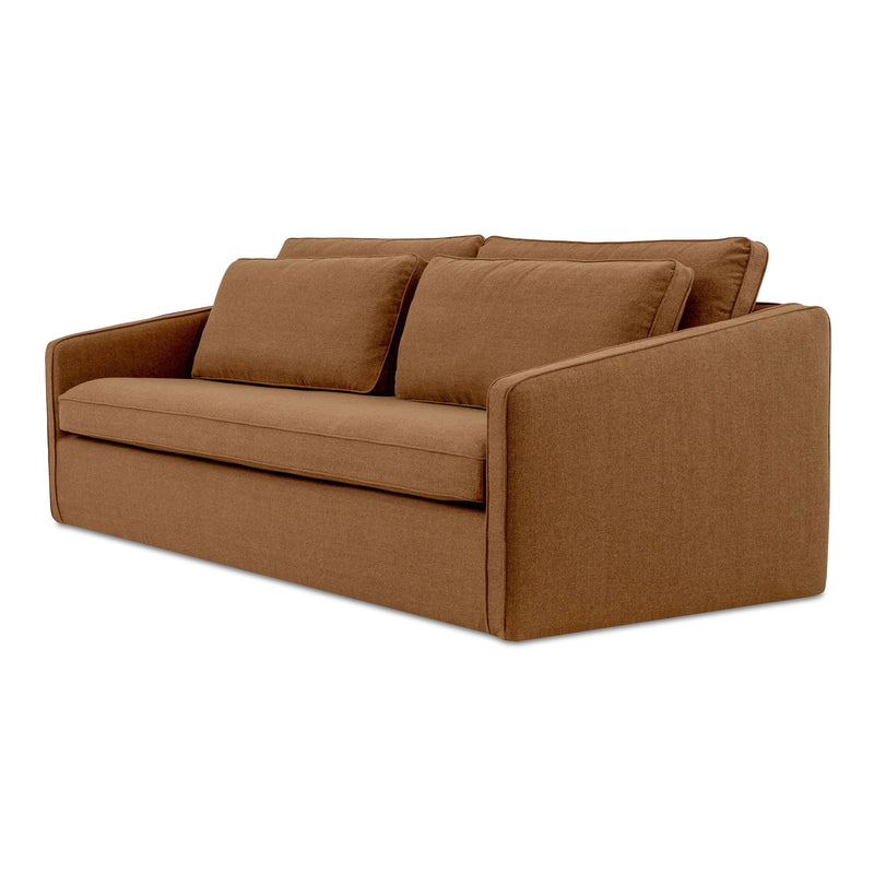 Phoebe - Stationary Sofa - Orange - JaxCo Furniture