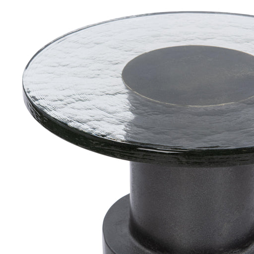 Callen - Round Accent Table - Black - JaxCo Furniture
