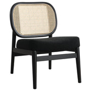 Rayo - Rattan Cane Back Accent Chair With Padded Seat - JaxCo Furniture