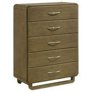 Amsbury - 5-Drawer Chest Of Drawers - Nutmeg - JaxCo Furniture