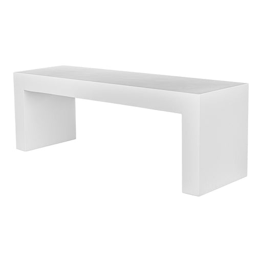 Lazarus - Outdoor Bench - White - JaxCo Furniture