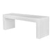 Lazarus - Outdoor Bench - White - JaxCo Furniture