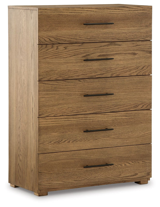 Dakmore - Brown - Five Drawer Chest