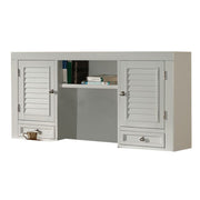 Boca - Desk With Hutch - Cottage White - JaxCo Furniture