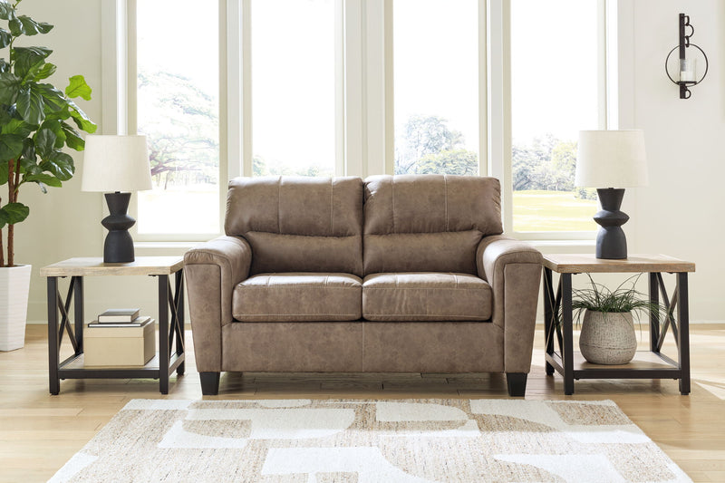Navi - Fossil - Loveseat - JaxCo Furniture