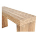 Evander - Console Table Aged Oak - Light Brown - JaxCo Furniture