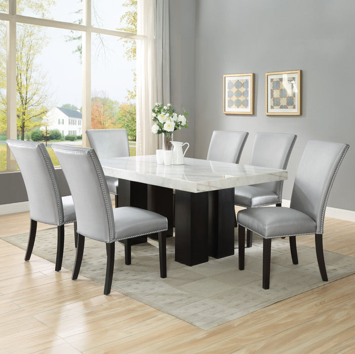 Camila - Rectangular Dining Set - White Top - JaxCo Furniture