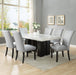 Camila - Rectangular Dining Set - White Top - JaxCo Furniture