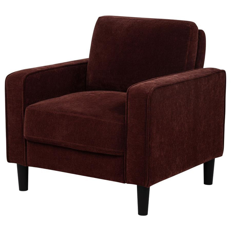 Ruth - Upholstered Track Arm Accent Chair - JaxCo Furniture