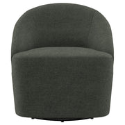 Leon - Upholstered Barrel Accent Swivel Chair - JaxCo Furniture