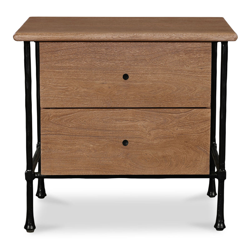 Rene - Accent Nightstand - Light Brown - JaxCo Furniture