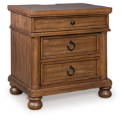 Rowlenstown - Three Drawer Night Stand - JaxCo Furniture