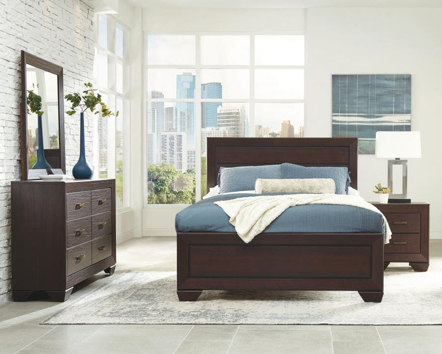 Kauffman - Transitional Panel Bed Bedroom Set - JaxCo Furniture