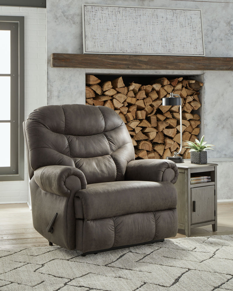 Camera Time - Gunmetal - Zero Wall Recliner - JaxCo Furniture