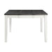 Kayla - Two Tone Counter Height Dining Table With Storage - JaxCo Furniture