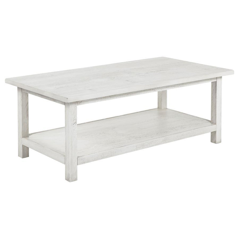 Payne - Wood Coffee Table with Shelf - JaxCo Furniture