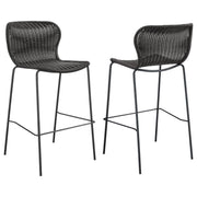 Mckinley - Faux Rattan Metal Chair (Set of 2) - JaxCo Furniture