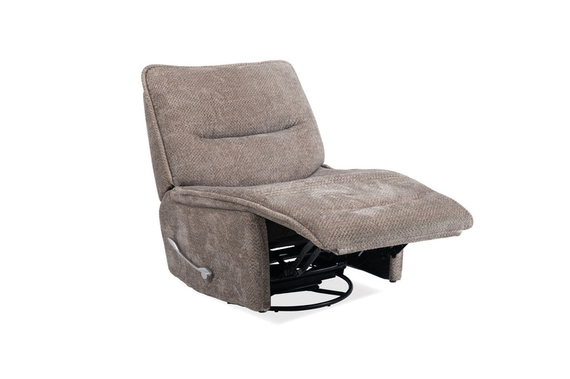 Leo - Armless Recliner - Wheat - JaxCo Furniture