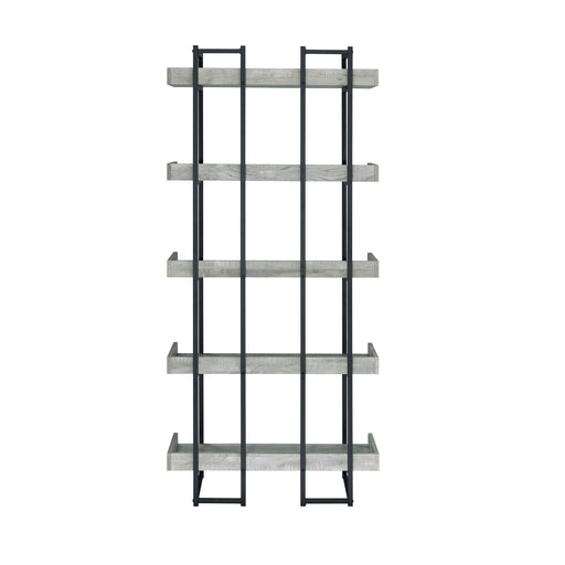 Preston - Bookshelf - Grey - JaxCo Furniture