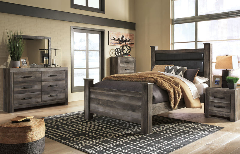 Wynnlow - Poster Bed - JaxCo Furniture