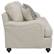 Glenn - Upholstered English Arm Loveseat - Light Gray - JaxCo Furniture