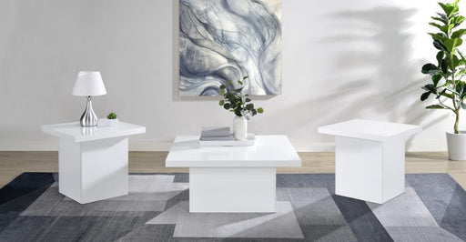 Devar - Square Coffee Table Set - JaxCo Furniture