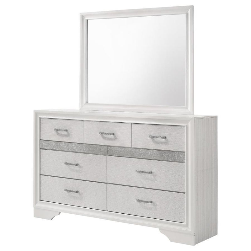 Miranda - 7-drawer Dresser With Mirror - JaxCo Furniture