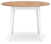 Gesthaven - Round Dining Room Drop Leaf Table - JaxCo Furniture